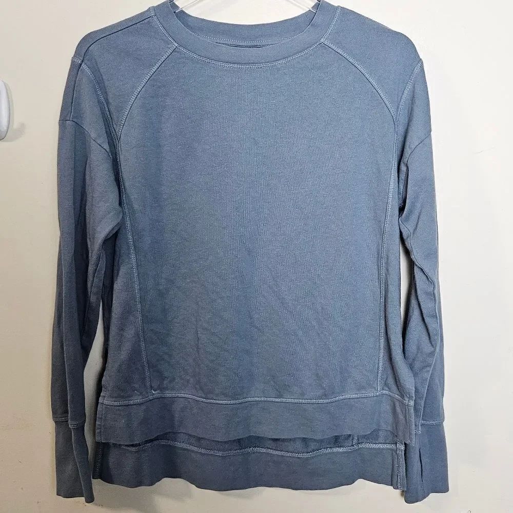 Sweaty Betty After Class Sweatshirt in Stellar Blue XS